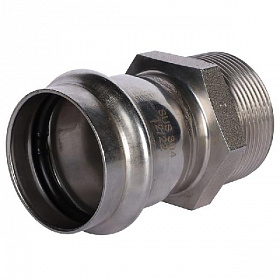 ROMMER Пресс муфта из нерж. стали 42х1 1/2 НР