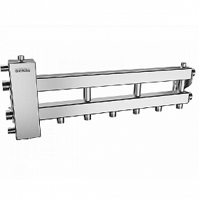GIDRUSS Коллектор с гидрострелкой BMSS-100-4D (100 кВт, вх. 1 1/4", 3+1 вых. 1 1/4")