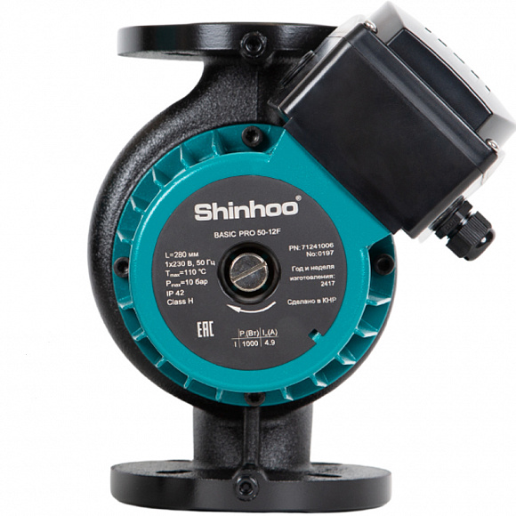 Насос циркуляционный Shinhoo BASIC PRO 50-12 SF, фланцевый (220 В)