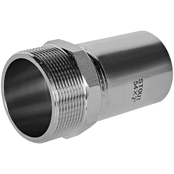 STOUT Пресс вставка из нерж. стали НР 54х2 