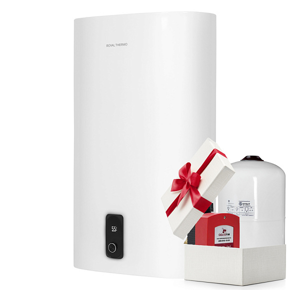 Бойлер настенный Royal Thermo Comfort CW 80 White (с ТЭНом, электроный анод) 