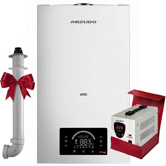 Котел газовый Mizudo STYLE ONE M44 ТH, одноконтурный (с WiFi и с шиной OpenTherm)