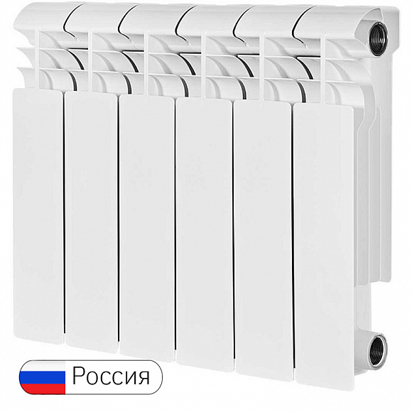 Биметаллический радиатор STOUT VEGA BM 350/100, 6 секций