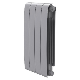Биметаллический радиатор Royal Thermo Eclipse серебристый 500, 1 секция (не для продаж)