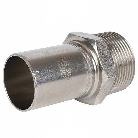 ROMMER Пресс вставка из нерж. стали 35х1 1/4 НР