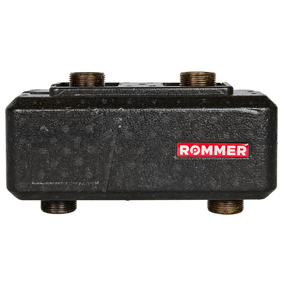 ROMMER Гидравлическая стрелка 1 1/4", 4,53 м3/час (80 квт, в теплоизоляции)