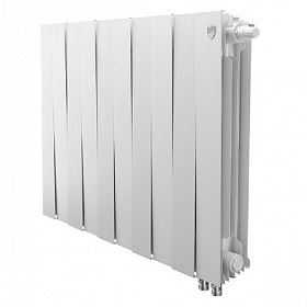 Биметаллический радиатор Royal Thermo Pianoforte BIANCO TRAFFICO 500, 10 секций (нижнее подключение)