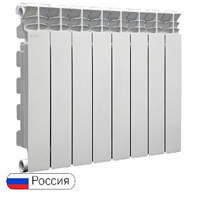 Алюминиевый радиатор STOUT GAMMA 500/100, 8 секций*