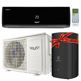 Сплит-система инверторного типа SHUFT Asgard DC Black 07HN8/BL комплект (до 20 м2)