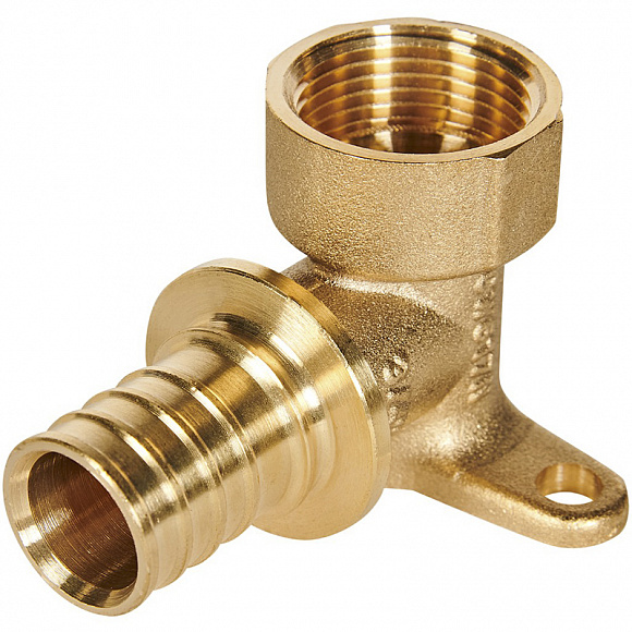 ROMMER Угольник настенный с креплением аксиальный 25x3/4"