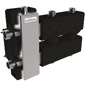 GIDRUSS Коллектор с гидрострелкой BMSS-60-3DU (60 кВт, вх. 1", 1+1+1 вых. 1")