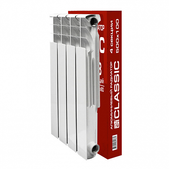 Алюминиевый радиатор STI THERMO 500/100, 4 секции Алюминиевый радиатор STI THERMO 500/100, 4 секции