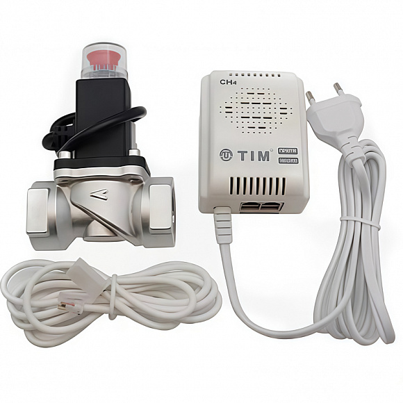 TIM Система автоматического контроля загазованности (природный газ) 1/2" TIM Система автоматического контроля загазованности (природный газ) 1/2"