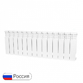 Биметаллический радиатор STOUT SPACE 350/90, 14 секций