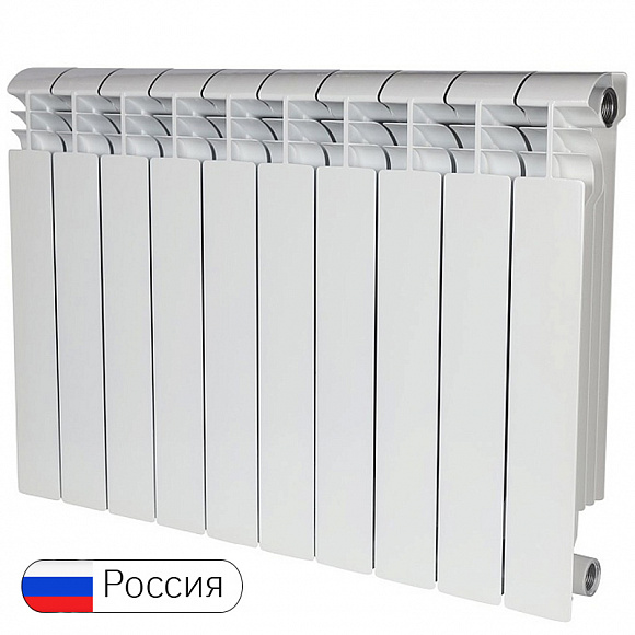 Алюминиевый радиатор STOUT Vega 500/100, 10 секций Алюминиевый радиатор STOUT Vega 500/100, 10 секций
