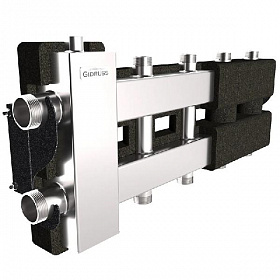 GIDRUSS Коллектор с гидрострелкой BMSS-80-5DU (80 кВт, вх. 1 1/4", 2+2+1 вых. 1")