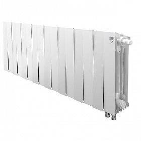 Биметаллический радиатор Royal Thermo Pianoforte BIANCO TRAFFICO 300, 16 секций (нижнее подключение)