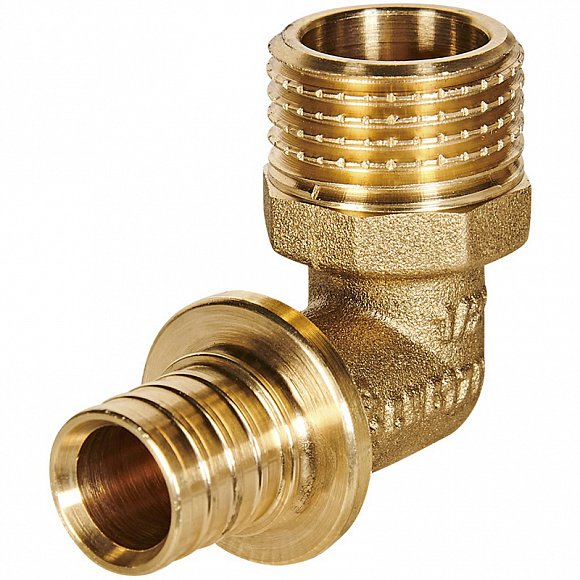 ROMMER Угольник НР аксиальный 16x1/2" с наружной резьбой