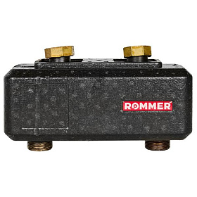 ROMMER Гидравлическая стрелка с накидными гайками 1 1/2", 5,60 м3/час (85 квт,в теплоизоляции)