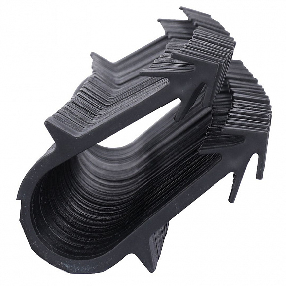 Скобы для т/п для пистолета STOUT 50 мм с двойным креплением цена за 1шт (25 шт в касете)