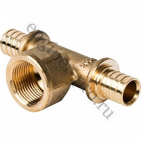 STOUT Тройник ВР 20х3/4" для труб из сшитого полиэтилена