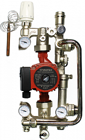 Смесительный узел для теплого пола TIM JH-1033 с насосом VALTEC 25/6