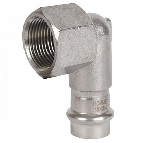 ROMMER Пресс угольник из нерж. стали 18х3/4 ВР