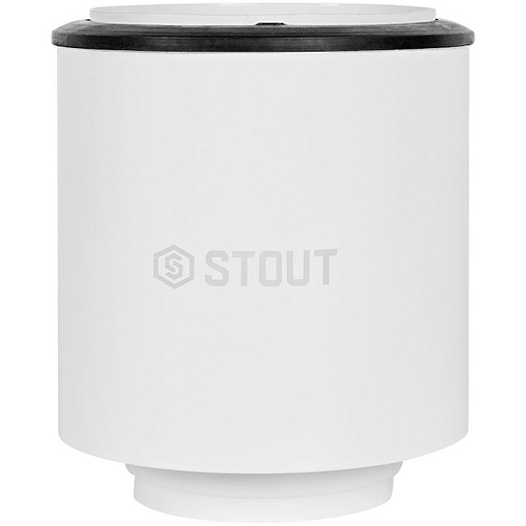 STOUT Адаптер для перехода с D60/100 (м-п) на D80 (м) с забором воздуха из помещения (без хомута и ф