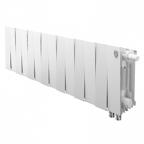 Биметаллический радиатор Royal Thermo Pianoforte BIANCO TRAFFICO 200, 14 секций (нижнее подключение)