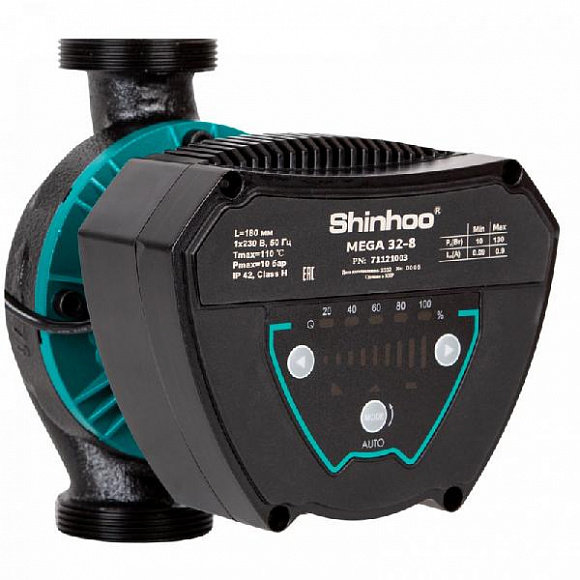 Насос циркуляционный Shinhoo MEGA S 25-8