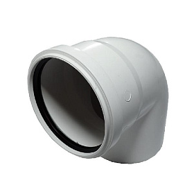 Контур Уют Отвод бесшумный Ду 110 90 гр.