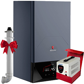 Настенный газовый котел Lamborghini TORERO F 24 кВт, (двухконтурный, закрытая)