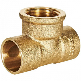 JINTIAN Тройник В-пайка 18х1/2" ВР