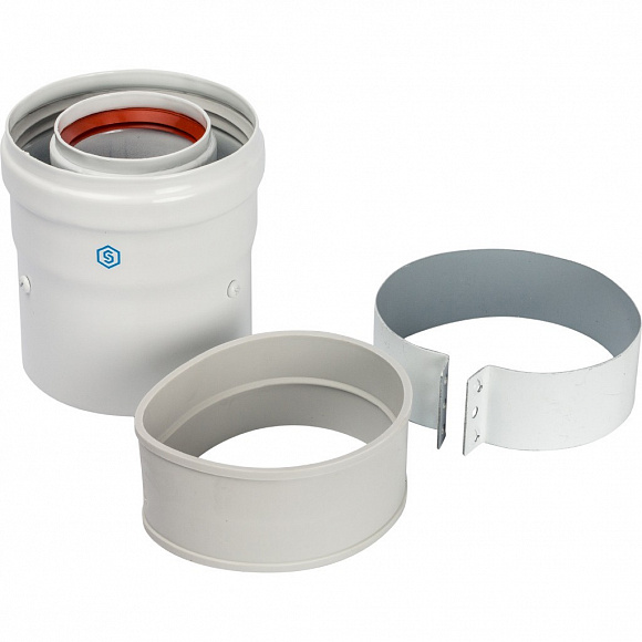 Вертикальный адаптер для котла STOUT D 60/100 (совместимый с Baxi,Viessmann) Вертикальный адаптер для котла STOUT D 60/100 (совместимый с Baxi,Viessmann)