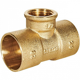 JINTIAN Тройник В-пайка 28х1/2" ВР