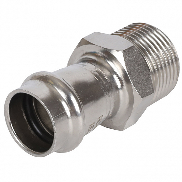 ROMMER Пресс муфта из нерж. стали 18х3/4 НР