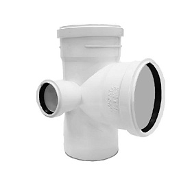 Контур Уют Крестовина двухплоскостная бесшумная Ду 110х110х50 90 гр. левая