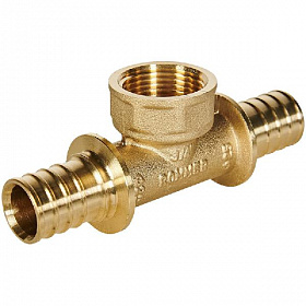 ROMMER Тройник ВР аксиальный 25x3/4" с внутренней резьбой