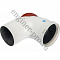 SCA-0080-010090 Отвод STOUT D 80 90° с инспекционным окном