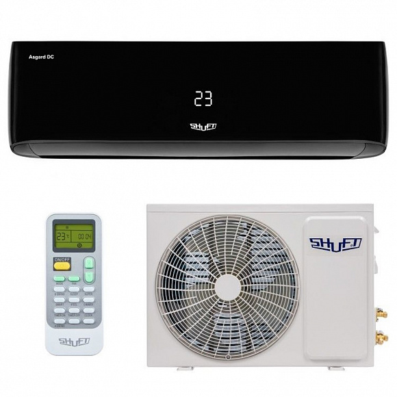 Сплит-система инверторного типа SHUFT Asgard DC Black 09HN8/BL комплект (до 26 м2)