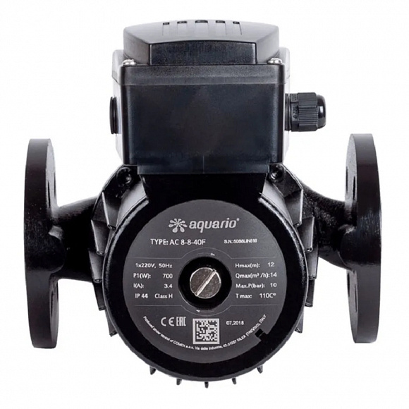 Насос циркуляционный фланцевый Aquario AC 8-8-40F Насос циркуляционный фланцевый Aquario AC 8-8-40F