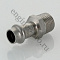 VALTEC Пресс-муфта из нерж. стали НР 42 мм х 1 1/2" VTi.901.I.004208
