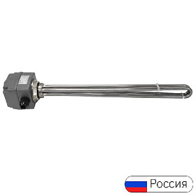 ТЭН НЕРЖ. сталь с термостатом для бойлера 1 1/2", 2 кВт (220В)