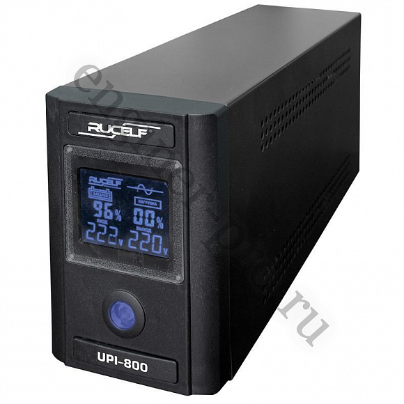 Источник бесперебойного питания RUCELF UPI-800-12-EL (640 Вт, 12V) Источник бесперебойного питания RUCELF UPI-800-12-EL (640 Вт, 12V)