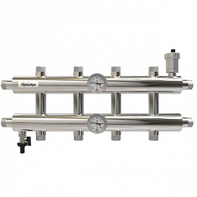 ПроксиТерм Распределительный коллектор GK 25-5 (вх. 1", 5 выходов 1") 