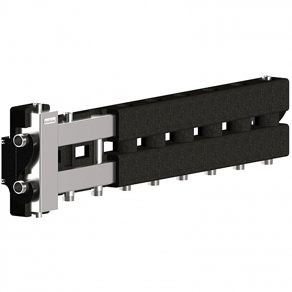 GIDRUSS Коллектор с гидрострелкой BMSS-60-5D (60 кВт, вх. 1", 4+1 вых.1")