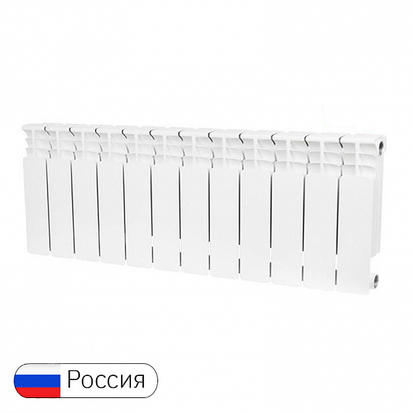 Биметаллический радиатор STOUT SPACE 350/90, 12 секций Биметаллический радиатор STOUT SPACE 350/90, 12 секций
