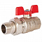 STOUT Кран шаровой с американкой, ВР/НР, ручка бабочка 3/4" (EPDM)