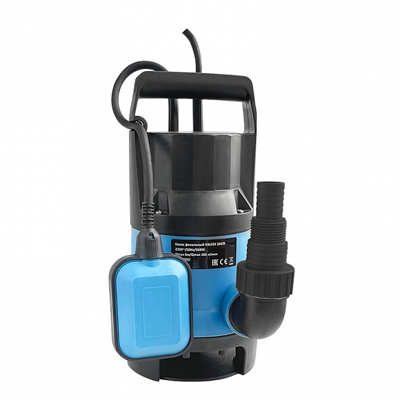 VALFEX Насос фекальный 250/8 пластик (1100Вт, напор 8 м)