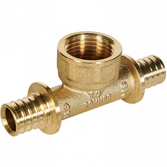 ROMMER Тройник ВР аксиальный 16x1/2" с внутренней резьбой